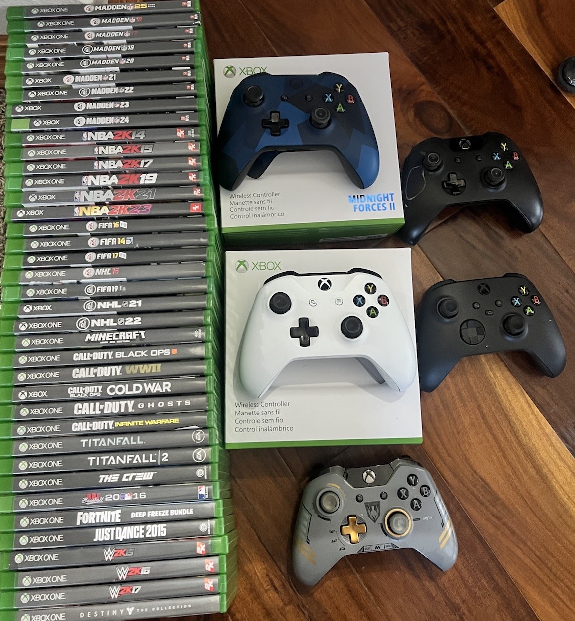 Xbox One Very Good Games Lot 38 Titles 5 Acceptable Controllers Drift Flaws Duty