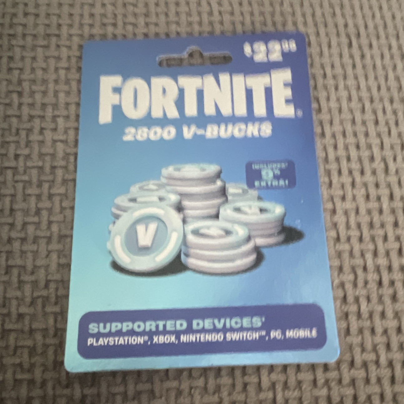 Fortnite 2800 V-Bucks Prepaid card Scratch I’m putting another one up.
