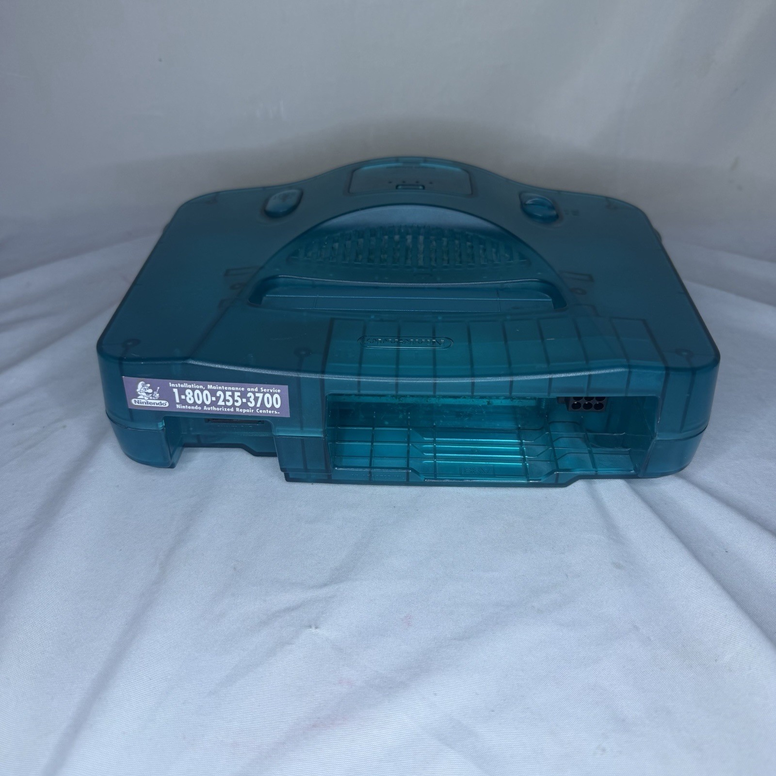 Nintendo 64 N64 Funtastic Ice Blue Console W/ Controller, 13 Games, Authentic