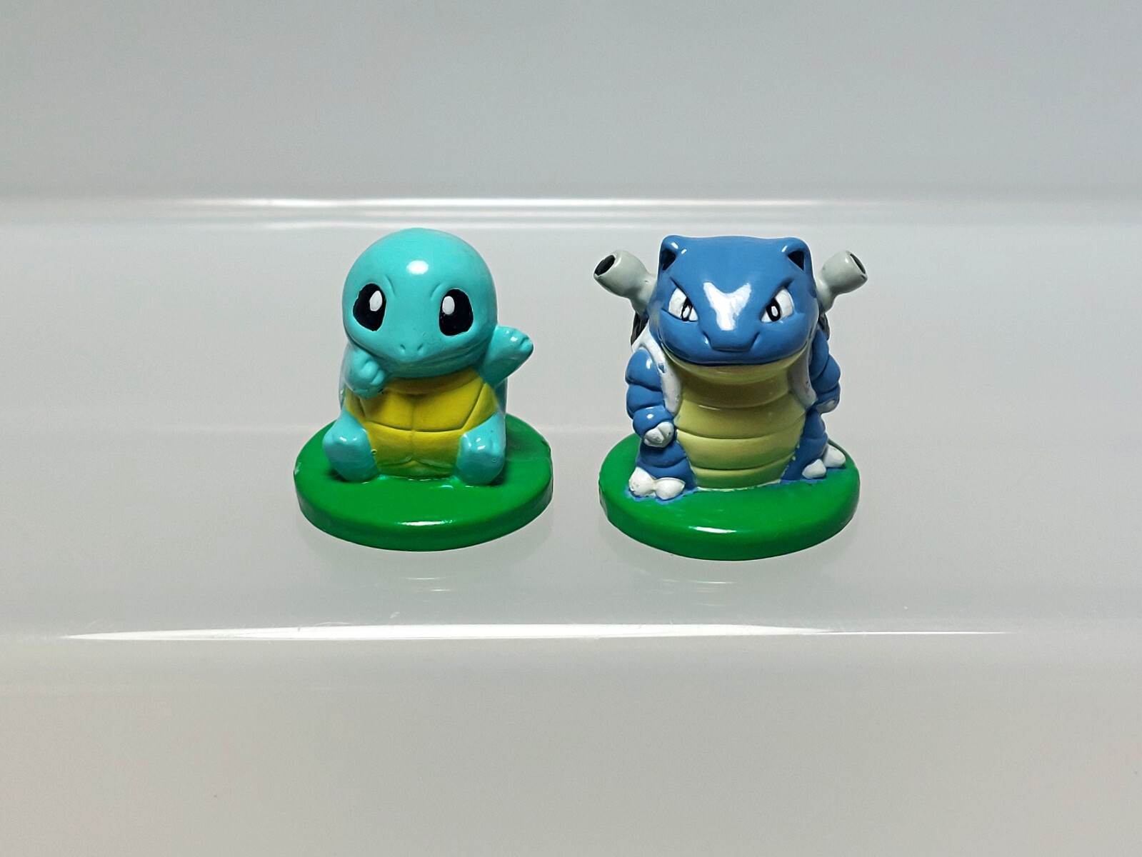 Squirtle #5 Blastoise #6 Pokemon Minicot Figure Banpresto 2004 R03 0.8in