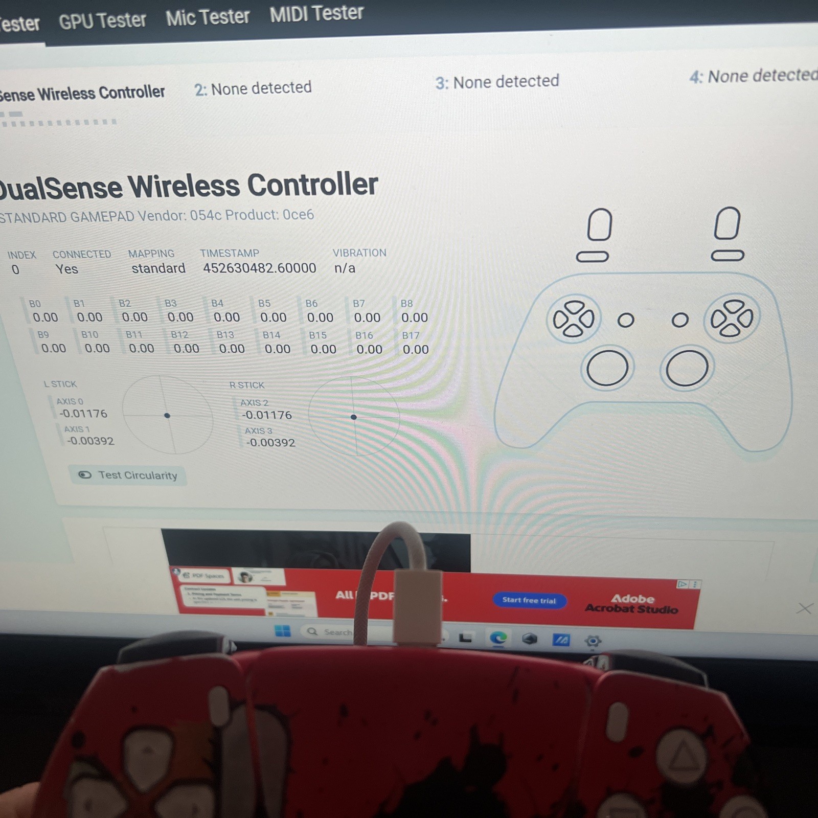 Custom Chainsaw Man PlayStation 5 Controller
