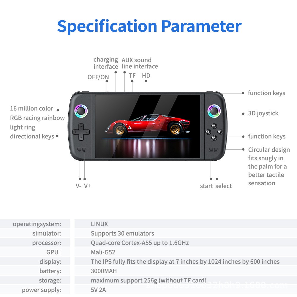 New M27 large screen handheld game console connected to TV for home use–