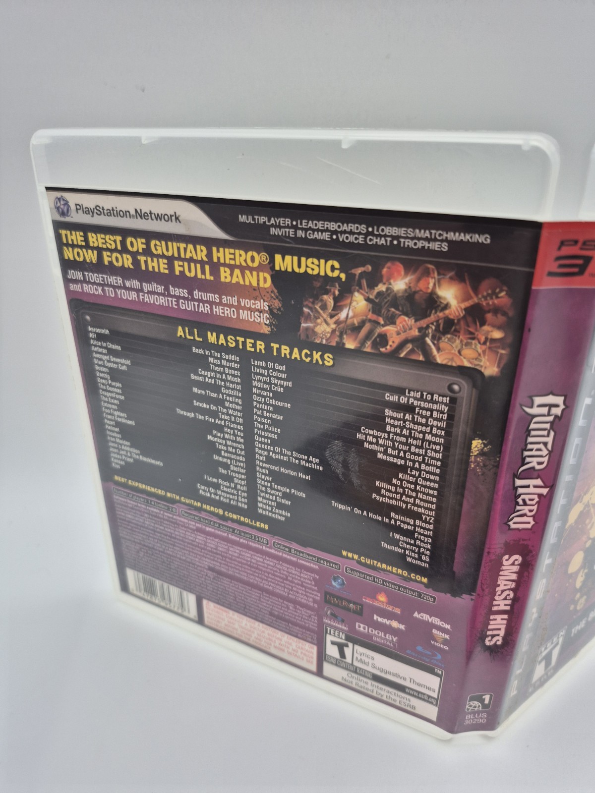 Guitar Hero: Smash Hits (Sony PlayStation 3, 2009) CIB Complete Tested Working