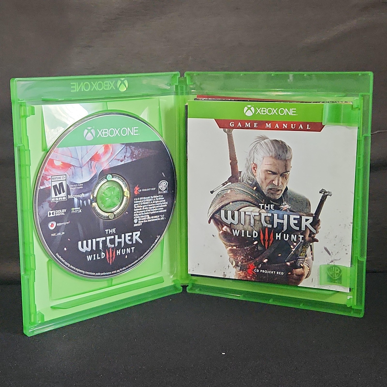 The Witcher 3 Wild Hunt Xbox One Bonus Edition Game CIB Complete Manual
