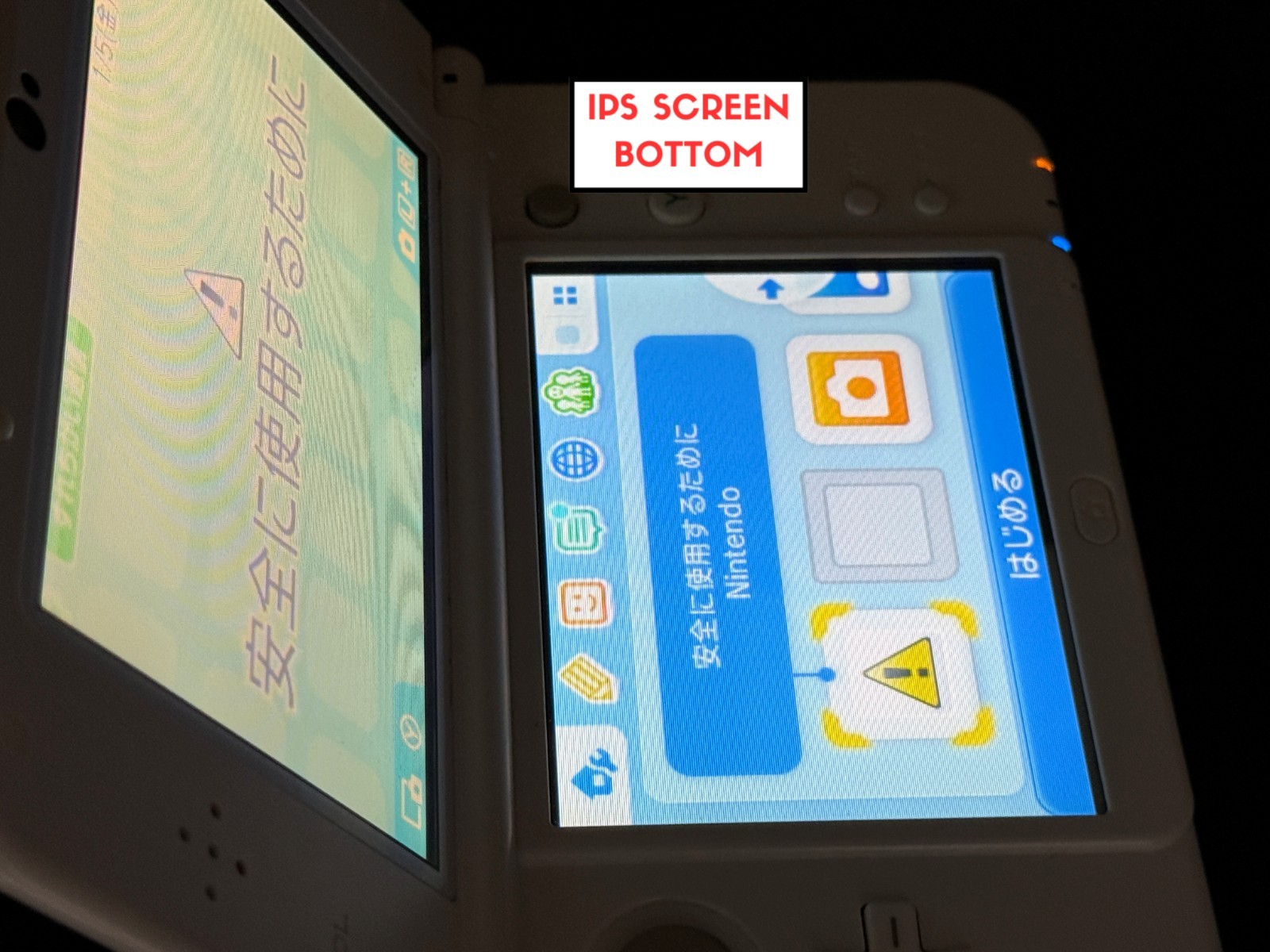 IPS Nintendo New 3DS XL Pearl White Console IPS Screen Bottom D6377