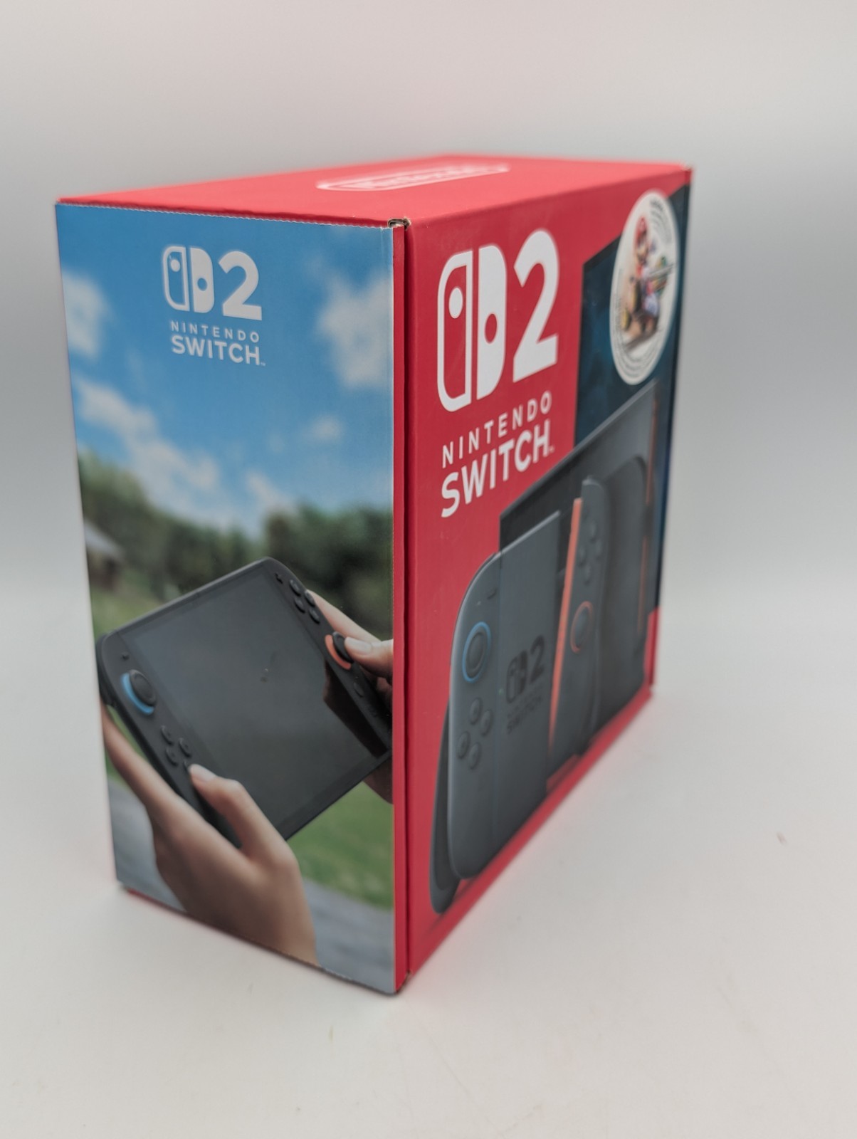 Nintendo Switch 2 EMPTY BOX Only w Insert Paperwork Cardboard Sleeves Mario Kart