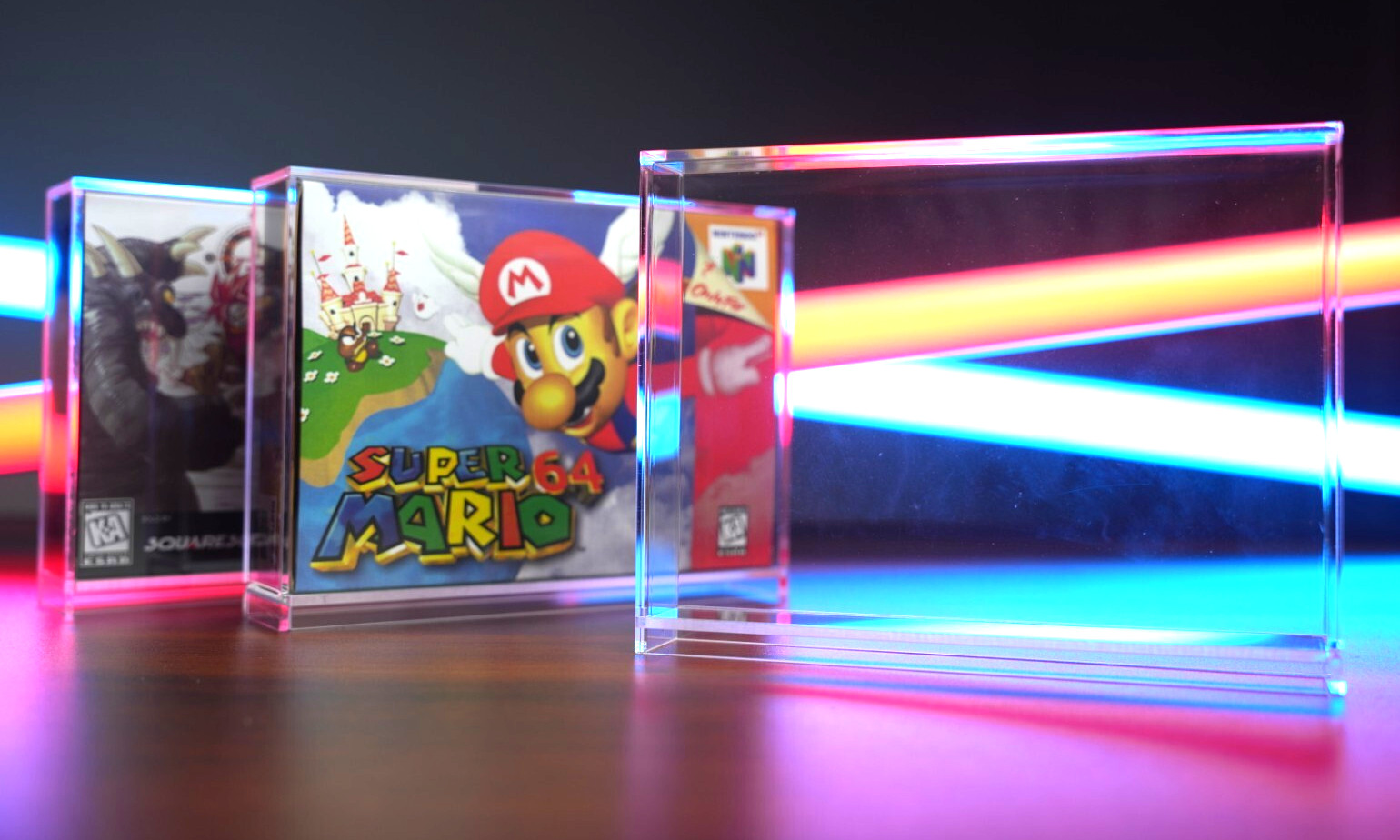 Acrylic UV Protected Video Game Display Case- N64, NES, Xbox, Playstation & More