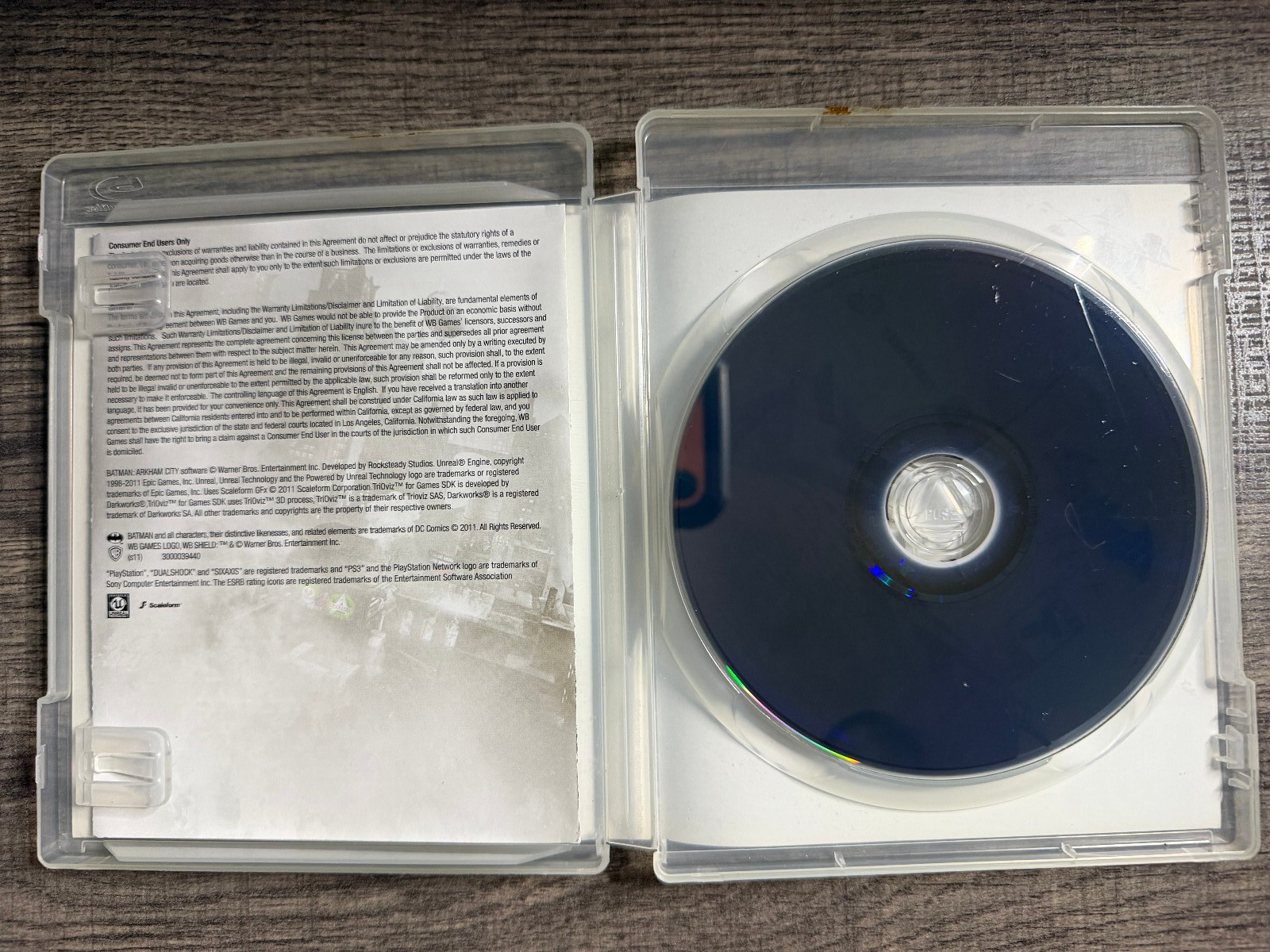 Batman Arkham City – Sony Playstation 3 PS3 – WB Games – Acceptable Condition