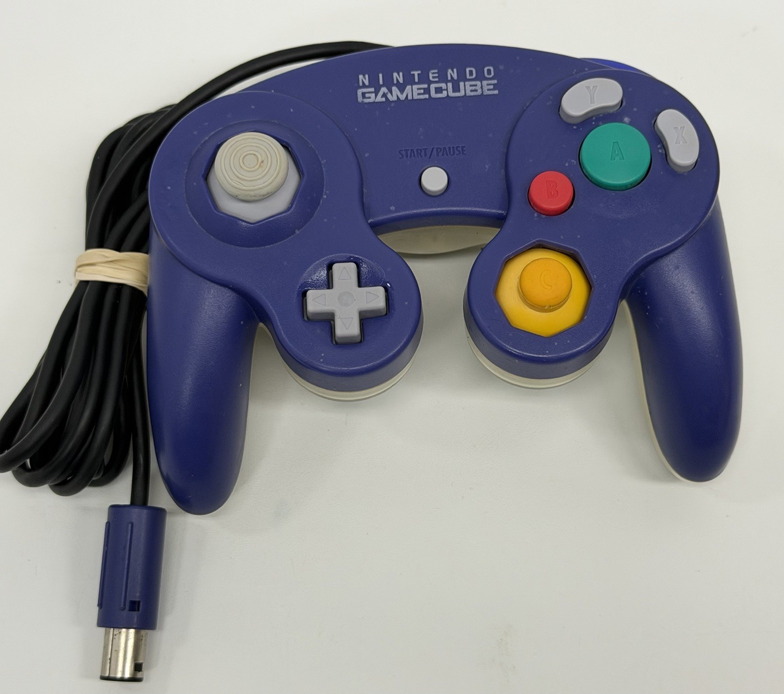 Nintendo GameCube Controller Purple Indigo/Clear OEM Original DOL-003