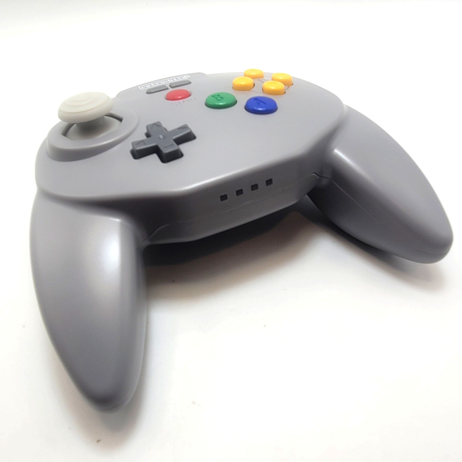 Tribute64 2.4GHz Wireless Controller for N64, Switch, and USB – Classic Gray