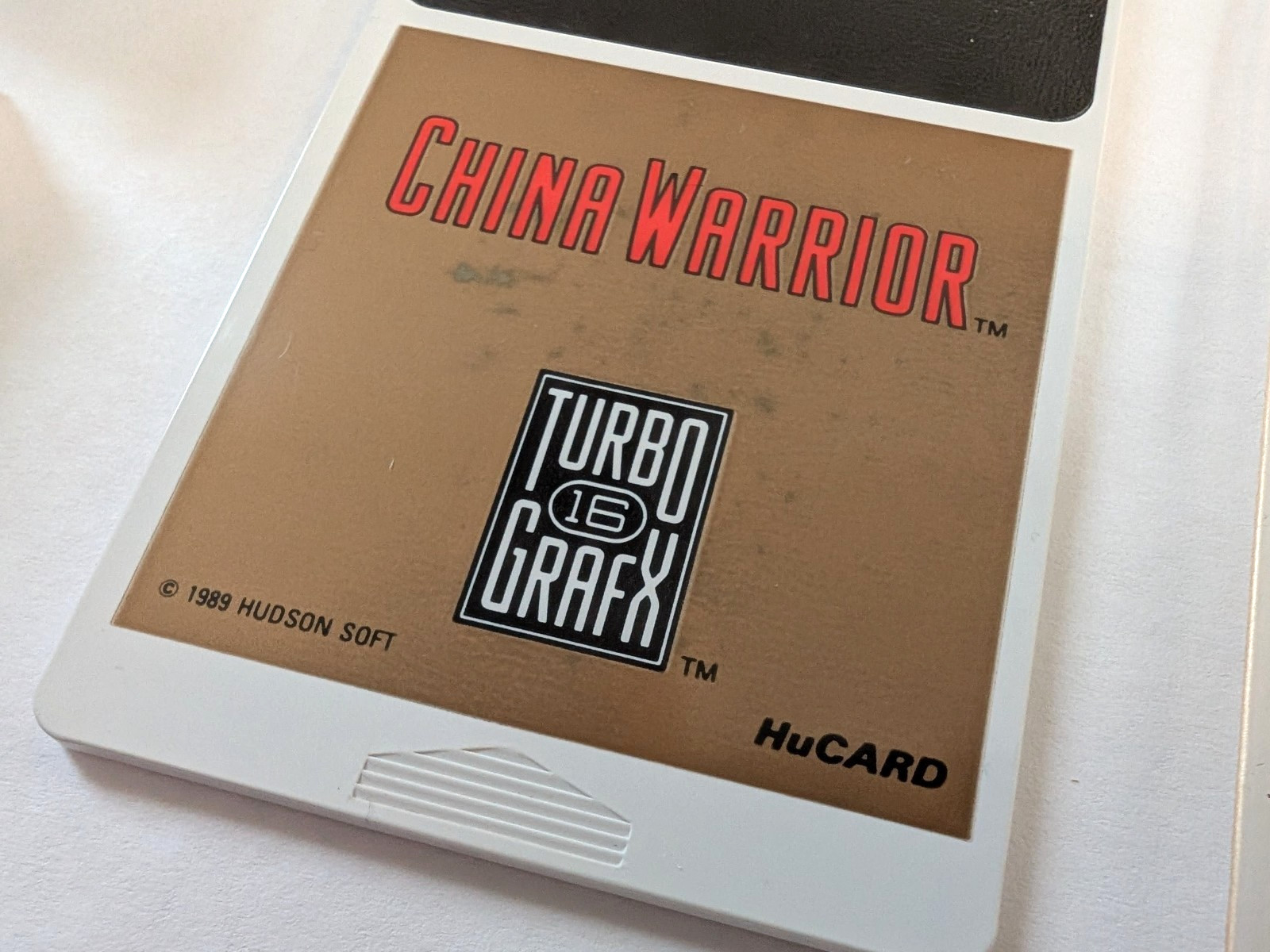NICE! China Warrior (TurboGrafx-16, 1989) CIB w/Manual & Box Tested!