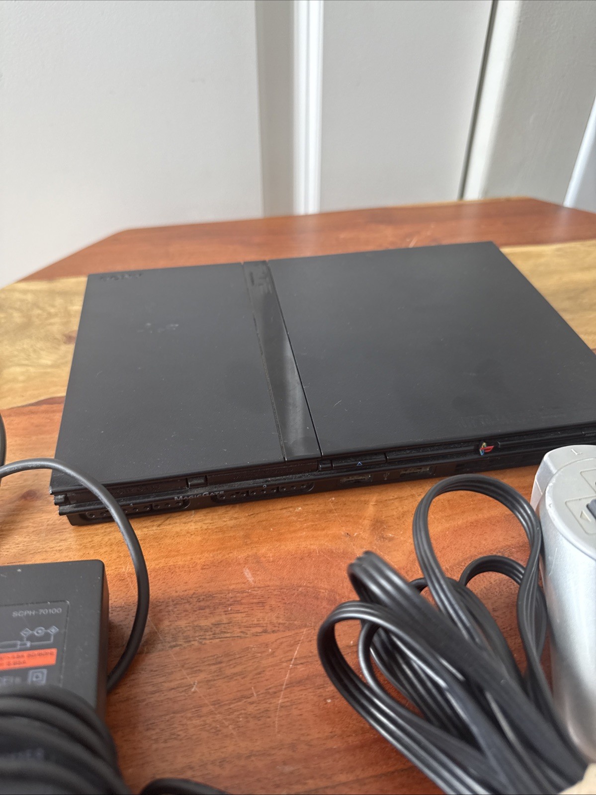 PlayStation 2 PS2 Slim SCPH-75001 Console w/OEM Controller, Power, AV Cables