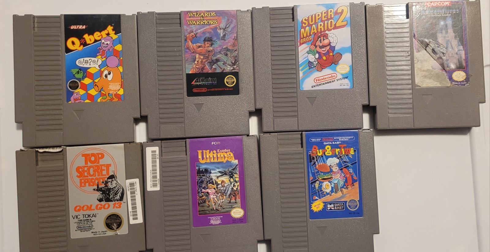 Nintendo NES Classic Games Lot of 7 Super Mario