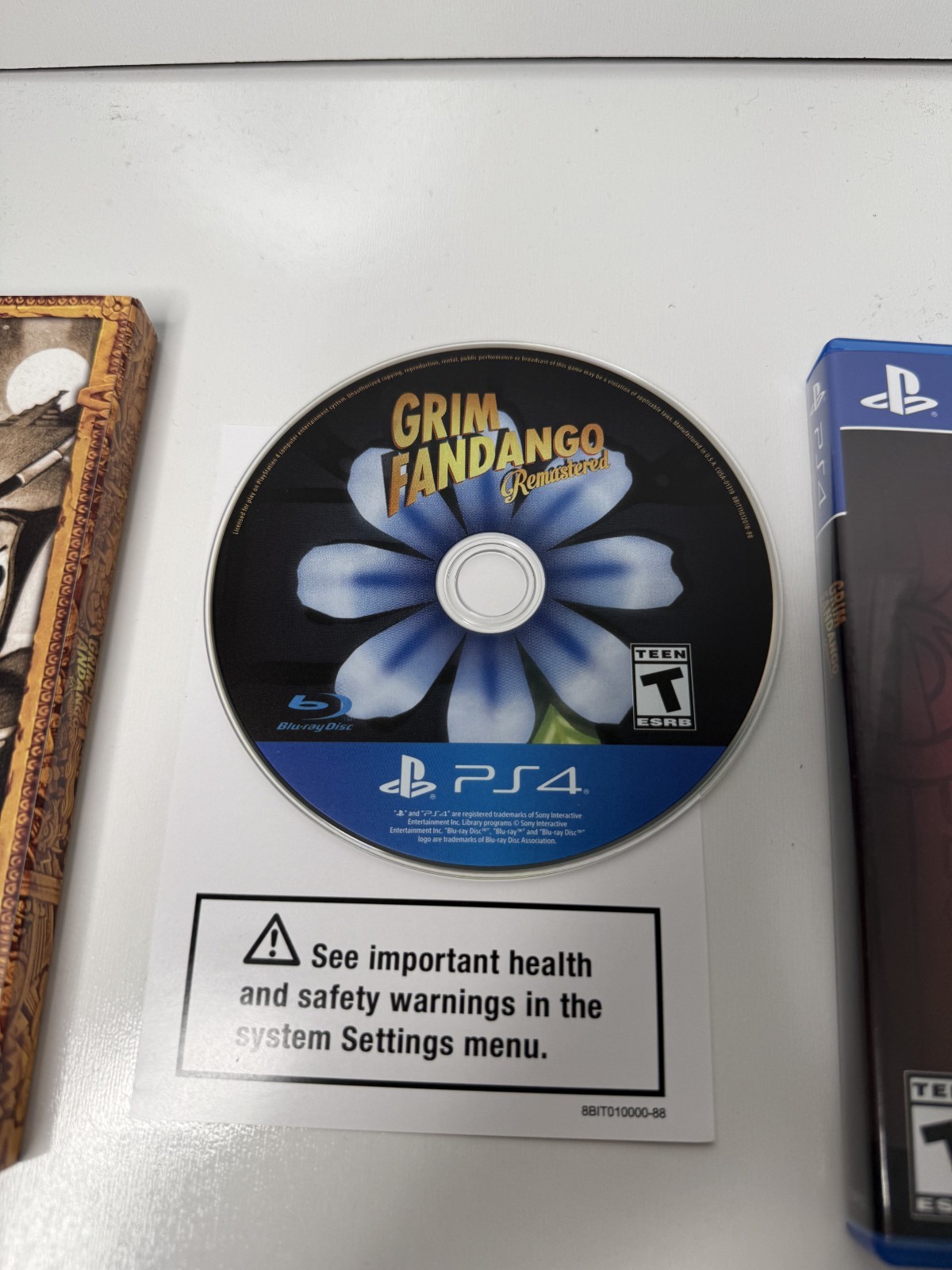 Grim Fandango Remastered PS4 Iam8bit Limited Edition with Golden Ticket +