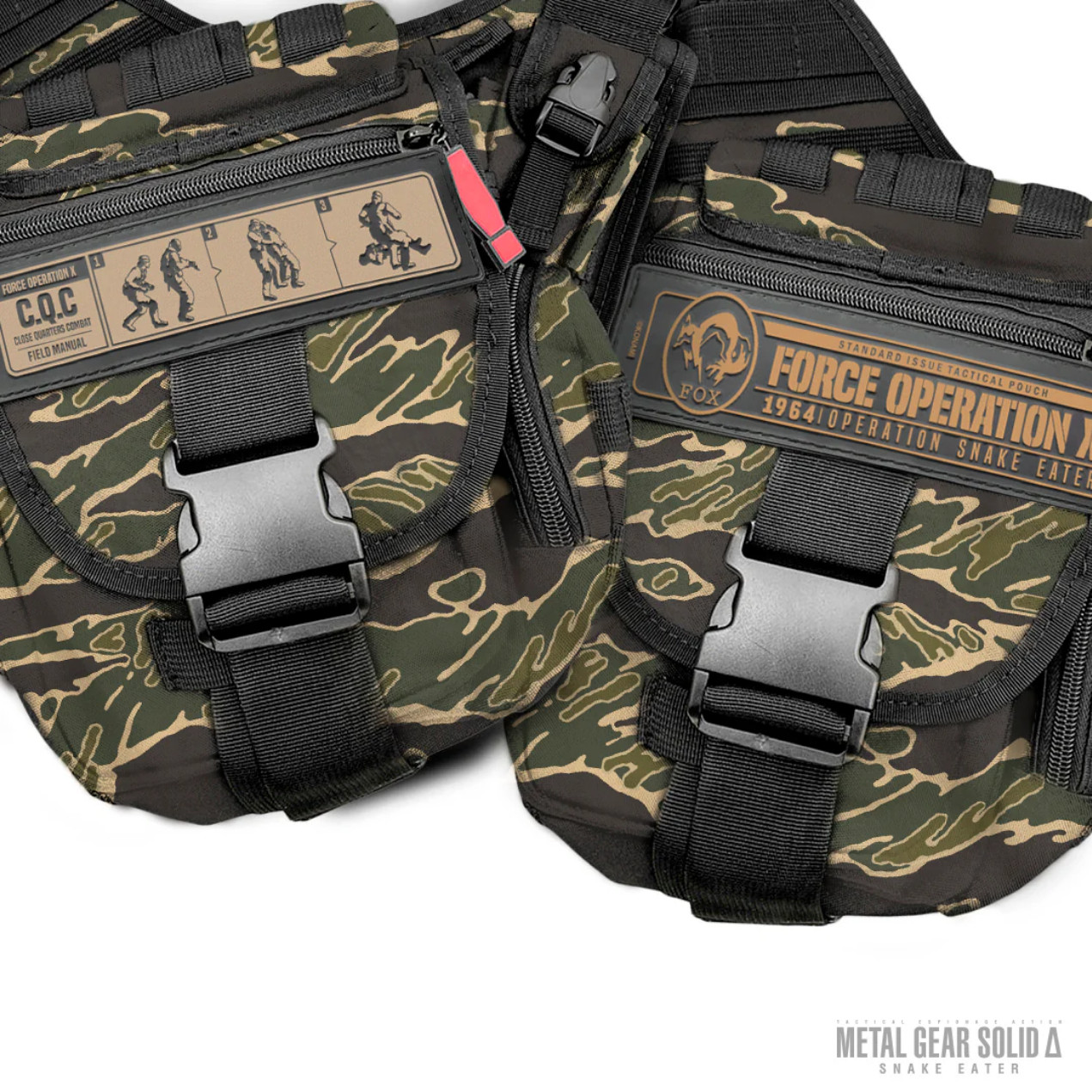 Metal Gear Solid Δ Snake Eater Konami Rare Exclusive Tactical Camo Satchel Bag