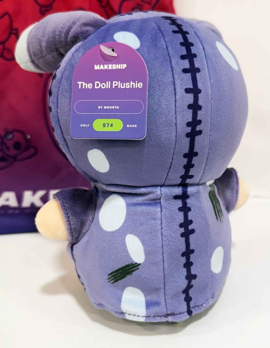 Makeship Plush The Doll Mohrta FPS Indie Video Game Plush Scumhead Rare G2U