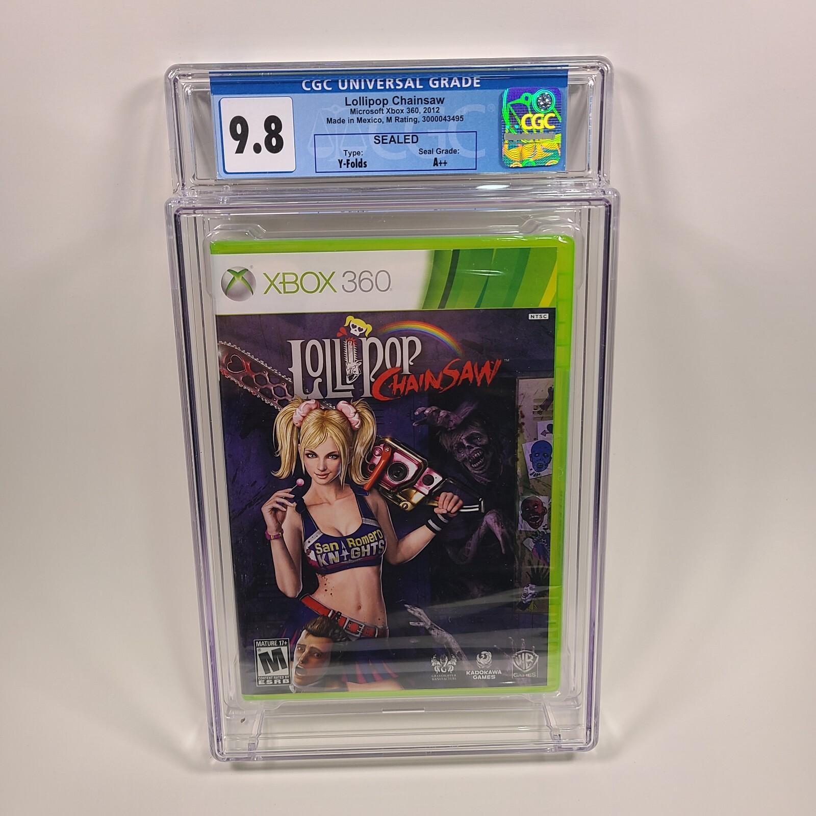Lollipop Chainsaw For Xbox 360 – New Sealed – WATA CGC 9.8 A++