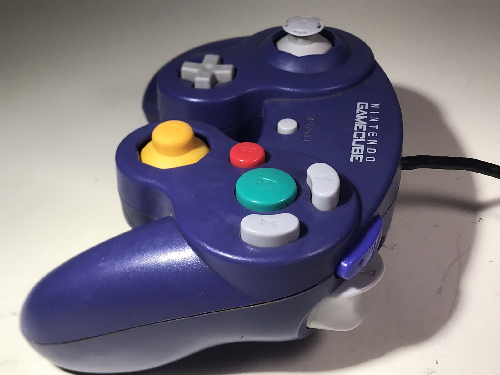 Official Nintendo GameCube Purple Indigo Controller DOL-003 OEM tested working