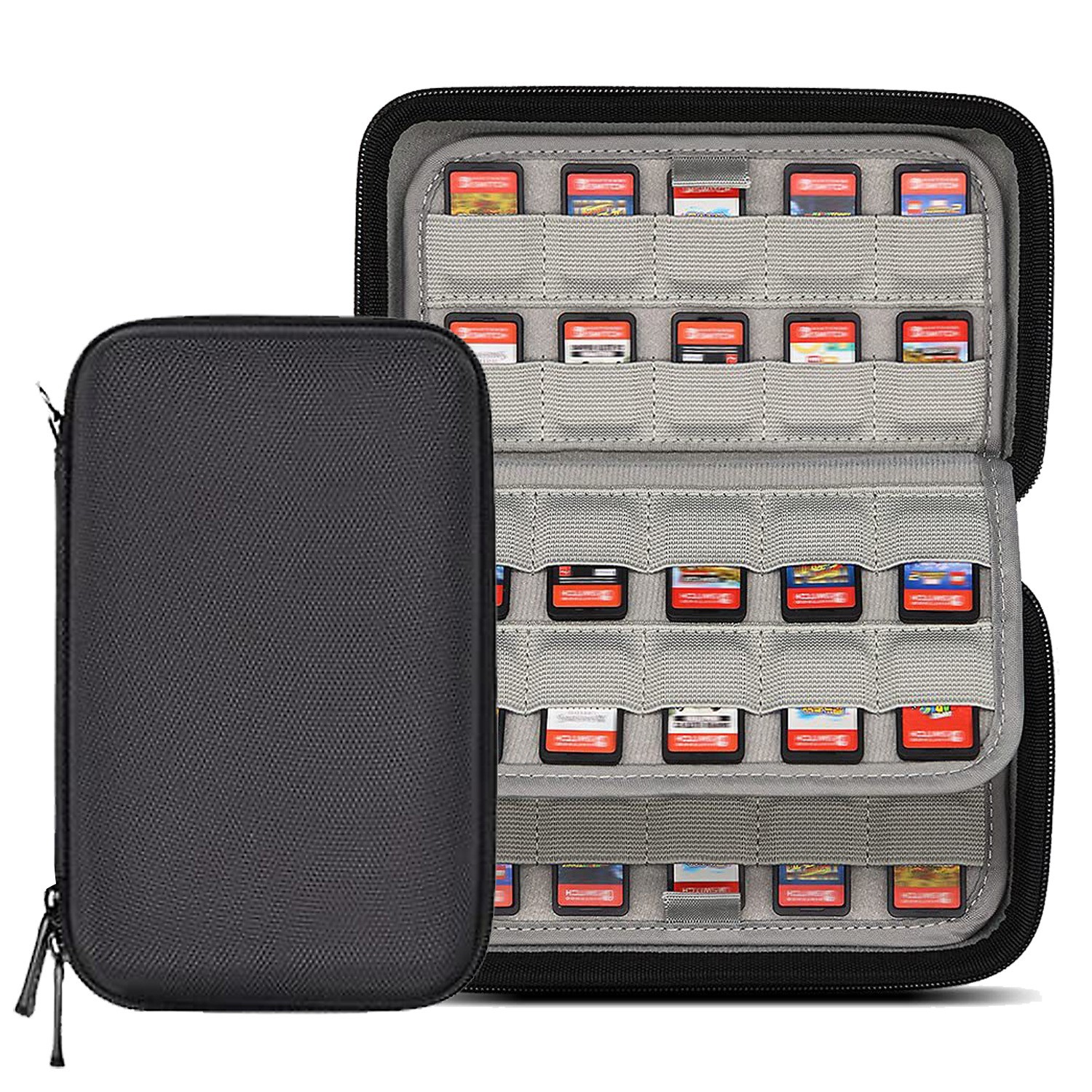 80 Game Case Card Holder Storage Bag for Nintendo Switch/Vita /SD Card Cartridge