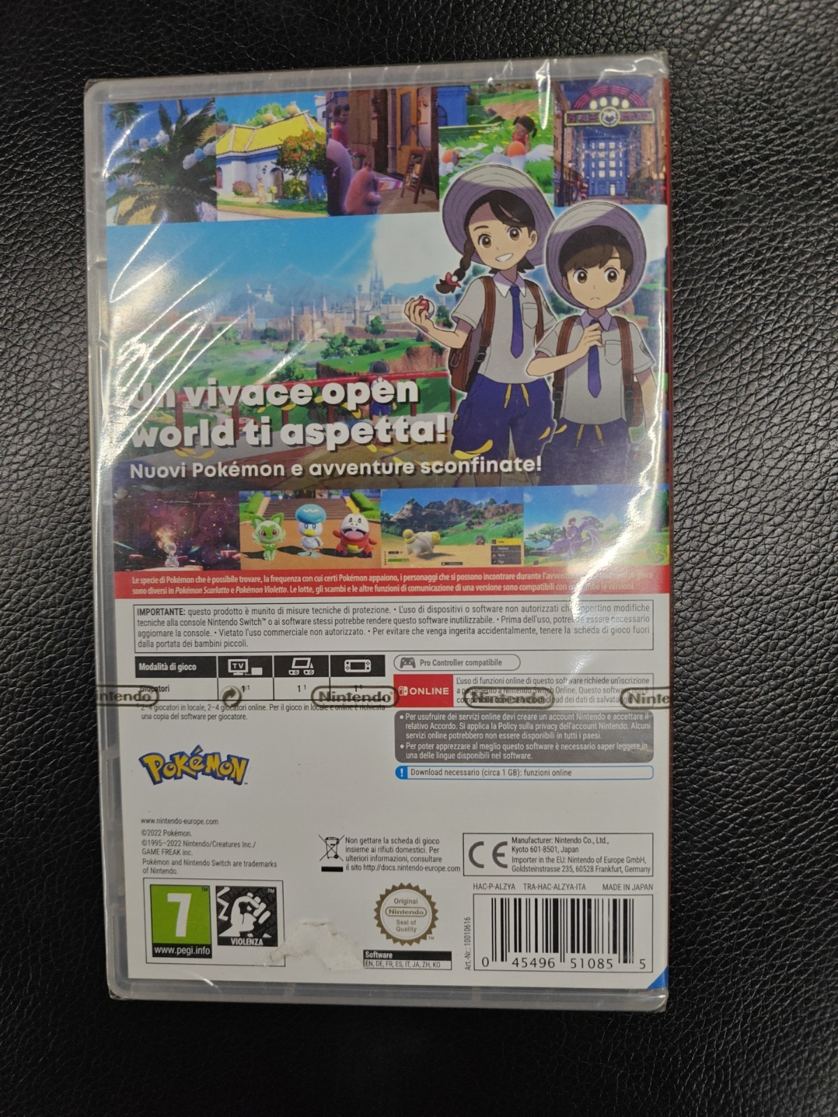 NINTENDO Switch Pokemon Violetto Italy Italian European Version Violet