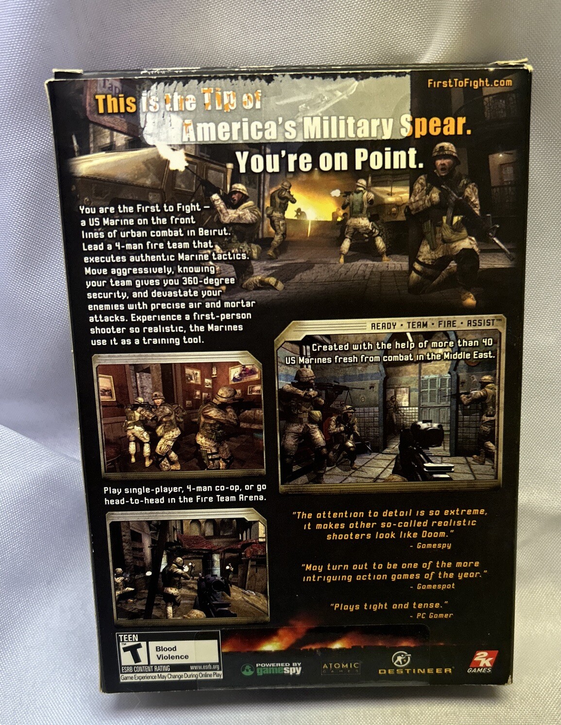 First To Fight – United States Marines PC CDROM 2005