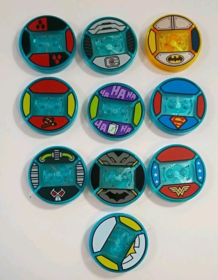 Used LEGO® Dimensions Tag Base Only LOT DC COMICS Batman, Joker, Harley Quinn