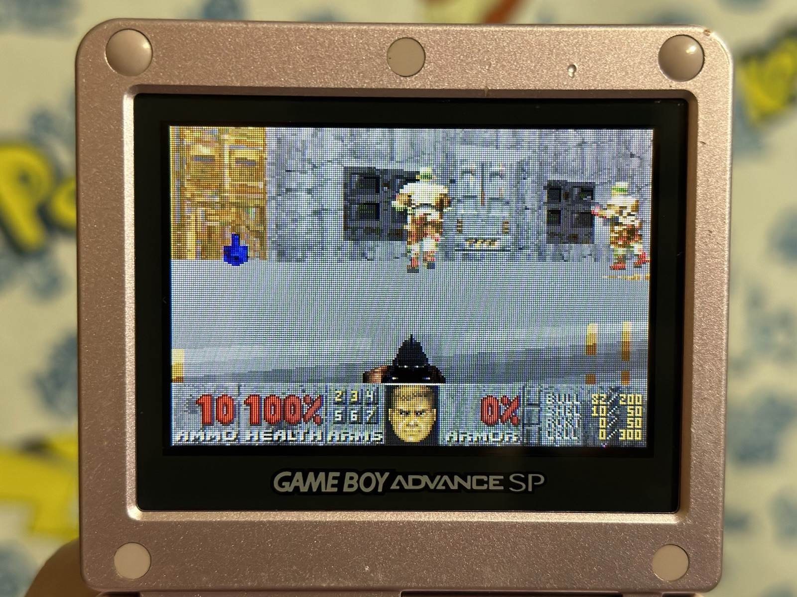 Doom II Nintendo GameBoy Advance Authentic Saves GBA Tested Clean