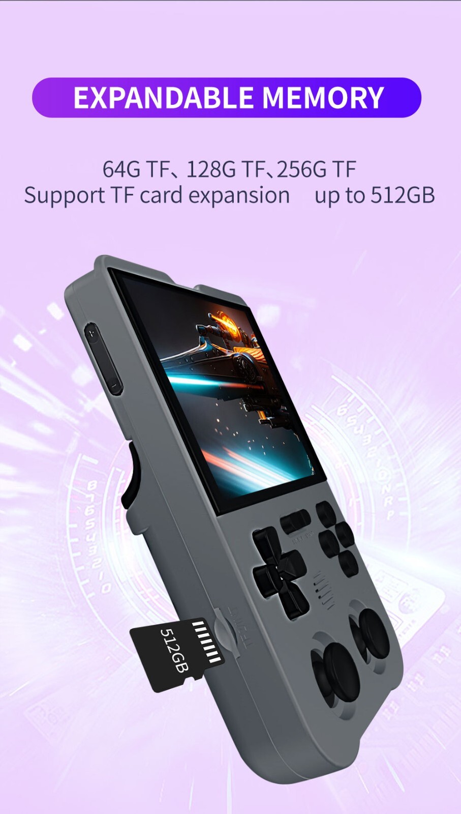 XU10 Retro Video Game Console Handheld 3.5” IPS Linux Kids Toy Gift 3000mAh AU
