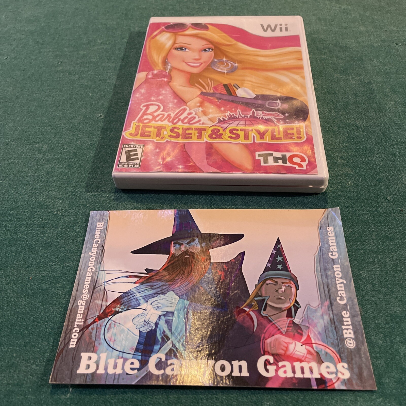Barbie: Jet, Set & Style (Nintendo Wii, 2011) Complete w/ Manual CIB Tested