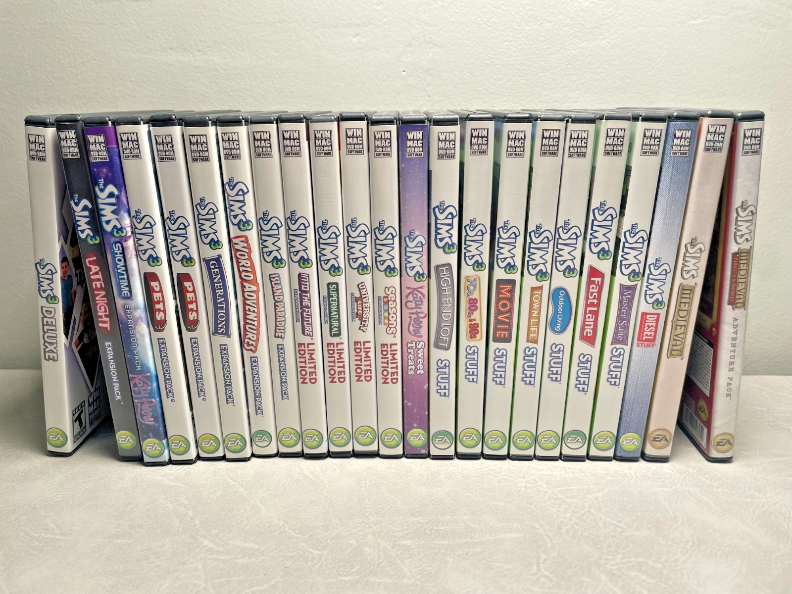 The Sims 3 PC Mac Lot of 22 Expansion Stuff Packs Limited Editions Medieval
