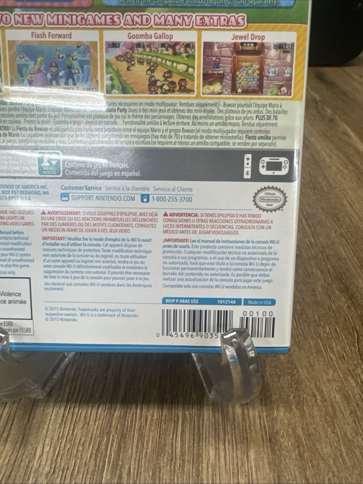 Mario Party 10 (Nintendo Wii U, 2015) Tested And Working