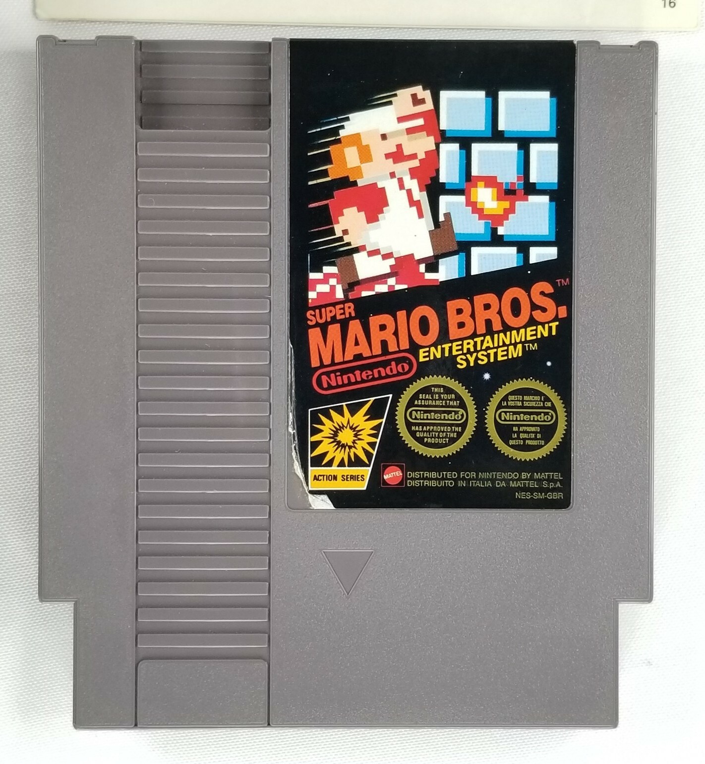 Super Mario Bros Nintendo NES MATTEL VERSION ITALY IMPORT RARE TESTED VHTF HTF