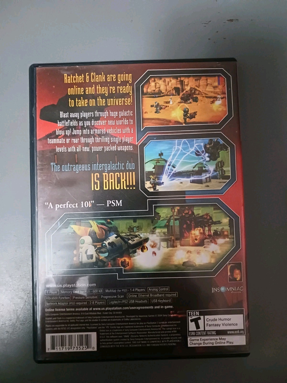 PS2 GREATEST HITS RATCHET AND CLANK UP YOUR ARSENAL