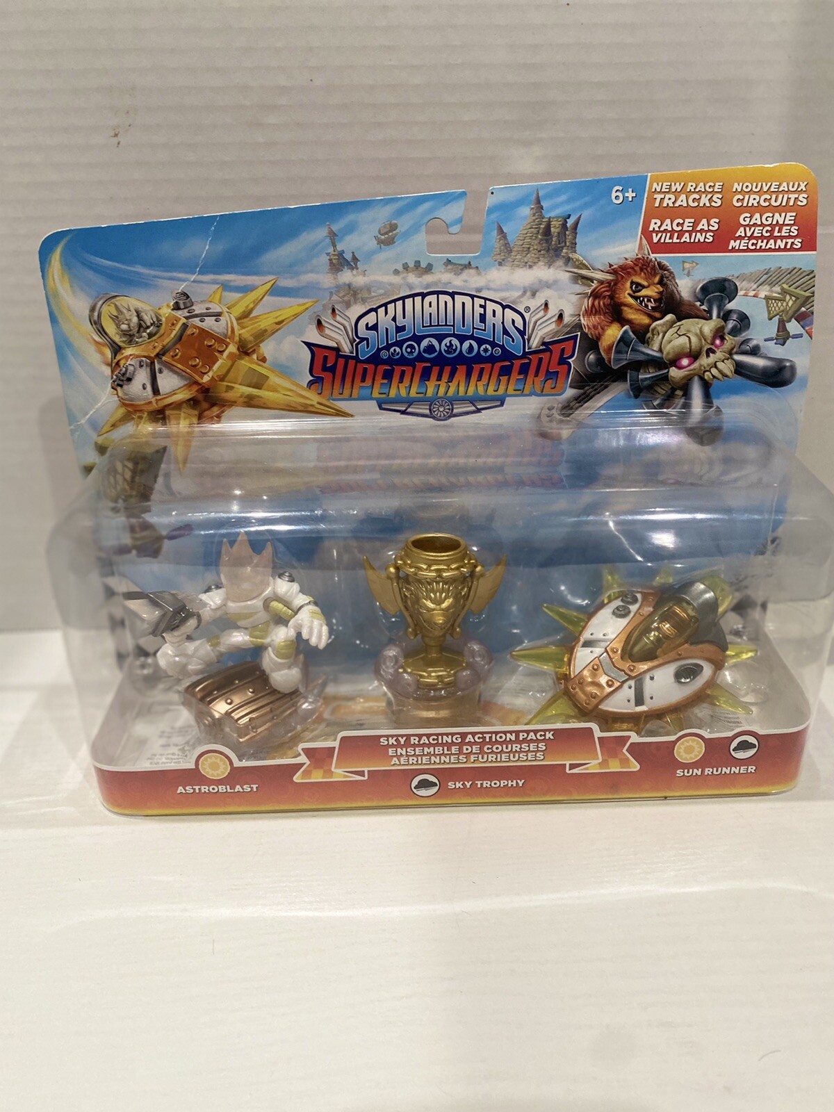 Skylanders Superchargers Sky Racing Pack (2015) Astroblast Sun Burner NIB Sealed