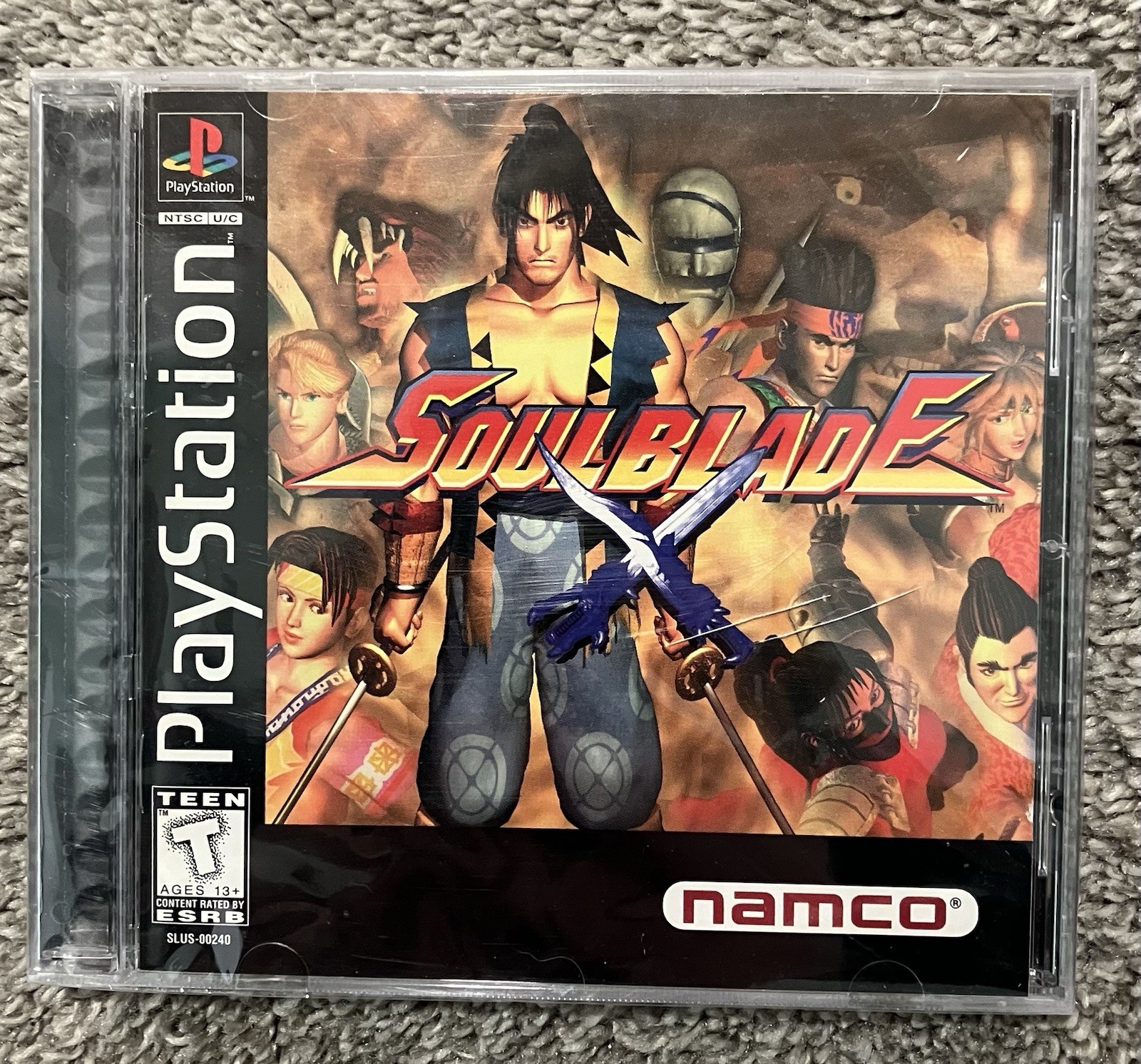 Soul Blade PS1 Playstation Black Label Brand New Sealed Next Day Ship See Images