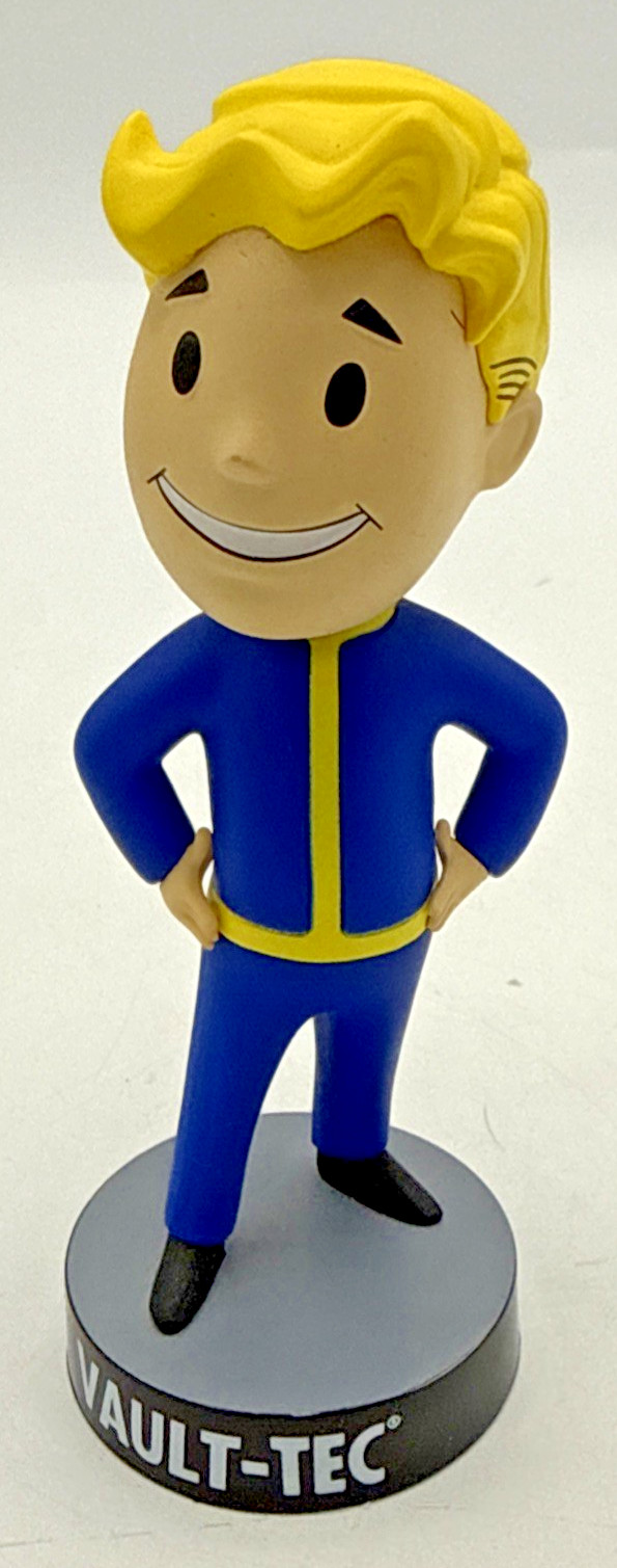 Vintage Bethesda Fallout 4 Vault-Tec Vault Boy 111 Bobblehead Figure 2015 5”