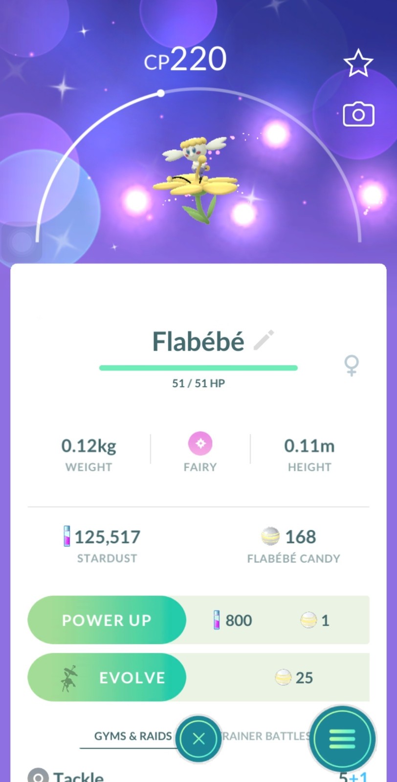 Pokémon Go -Shiny Flabebe Blue/Red/White/Orange/Yellow Flower Flabébé-Registered