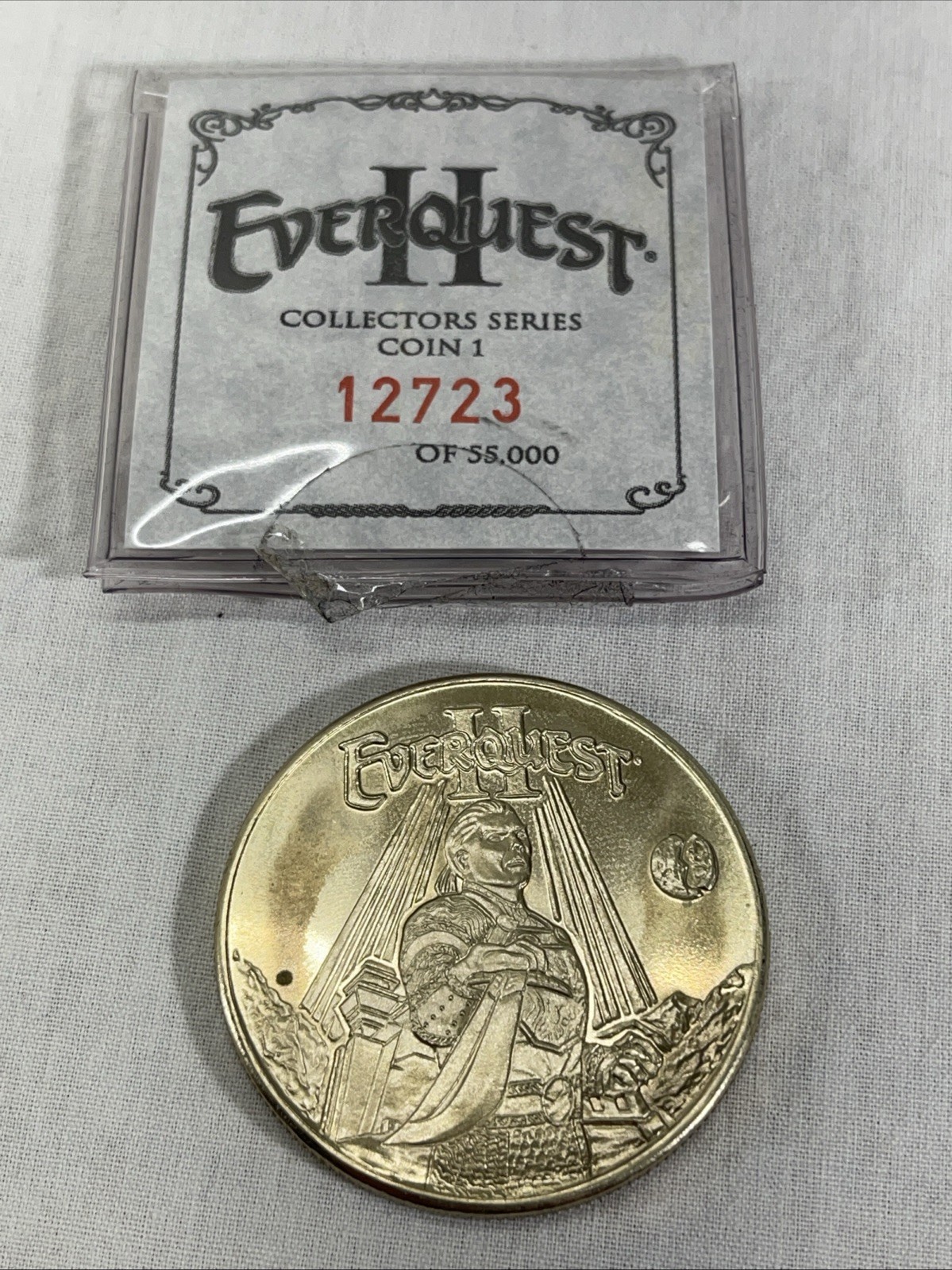 Everquest II Collector’s Series Coin EQ2 Everquest 2 Coin #1 – 12723/55,000