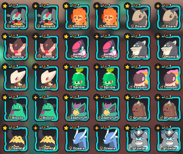 Temtem – All Perfect 7/7SVs Temtems with All Egg Move – Buy 3 Get 1 Free