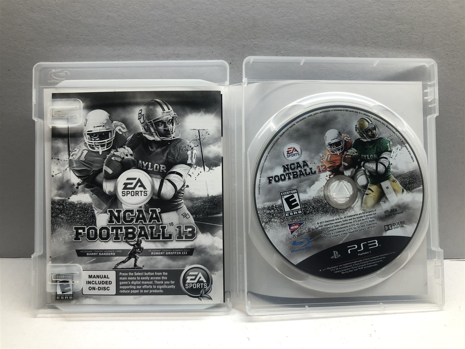 NCAA Football 13 (PlayStation 3, 2012) Complete Tested Working – Free Ship