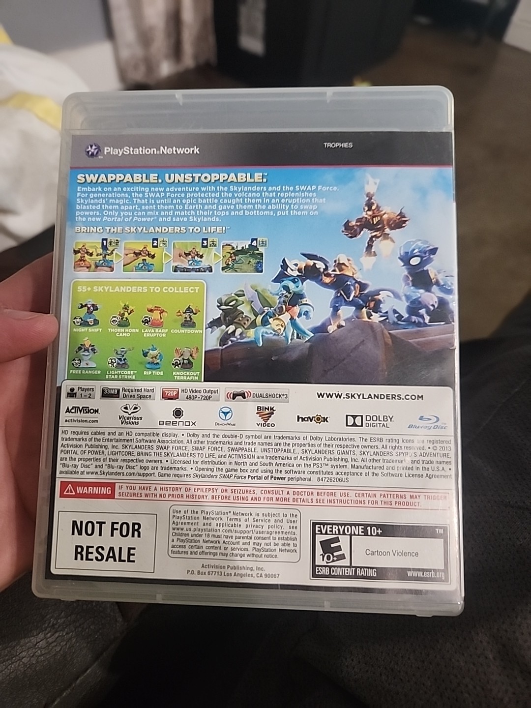 Skylanders Swap Force Playstation 3 PS3 Video Game Tested Works
