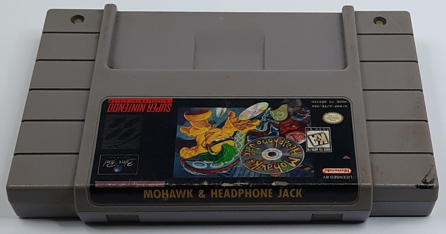 Mohawk & Headphone Jack (Super Nintendo Entertainment System, 1996) SNES