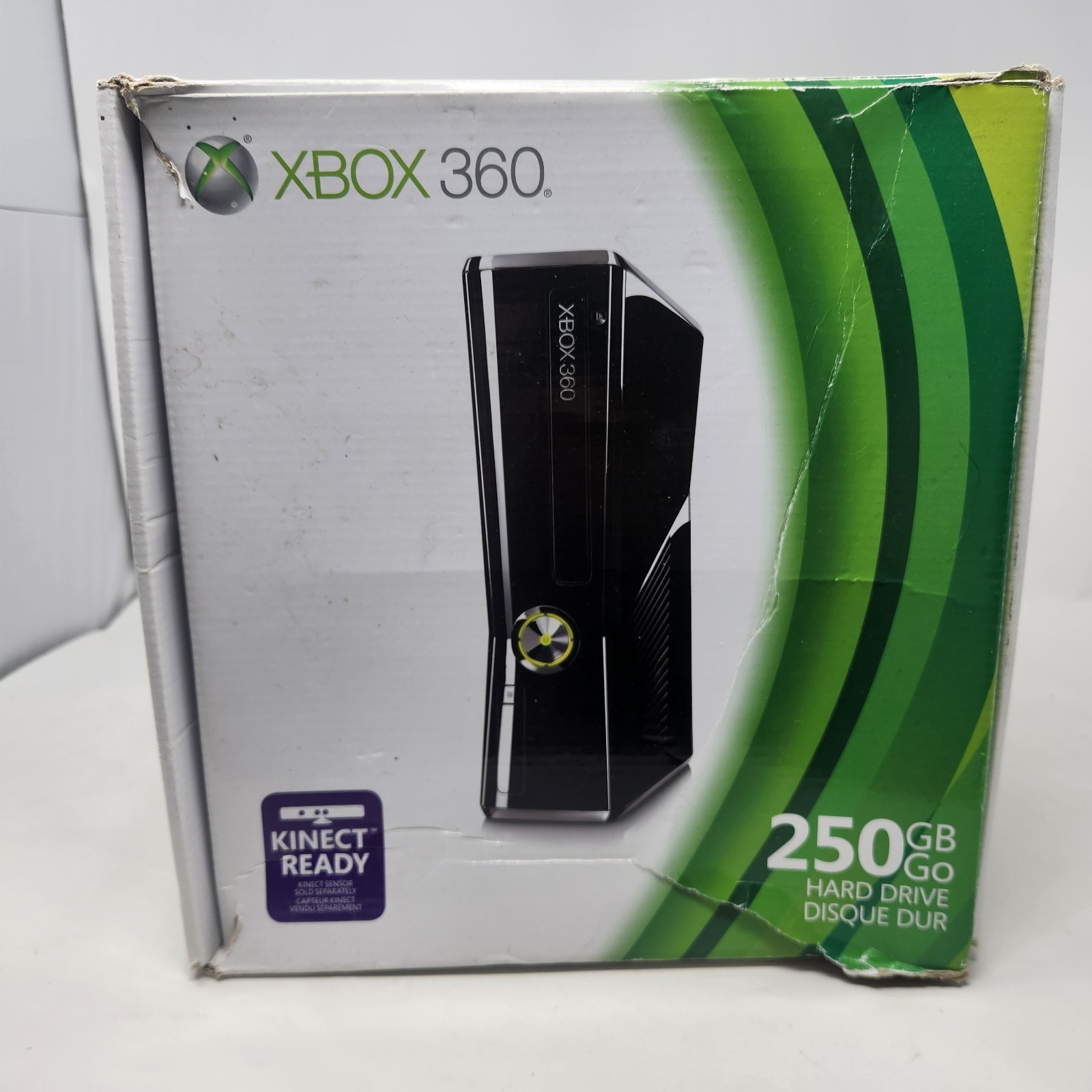 Xbox 360 S Slim 250gb CIB Complete Black Console NTSC-U/C Box Numbers Matching