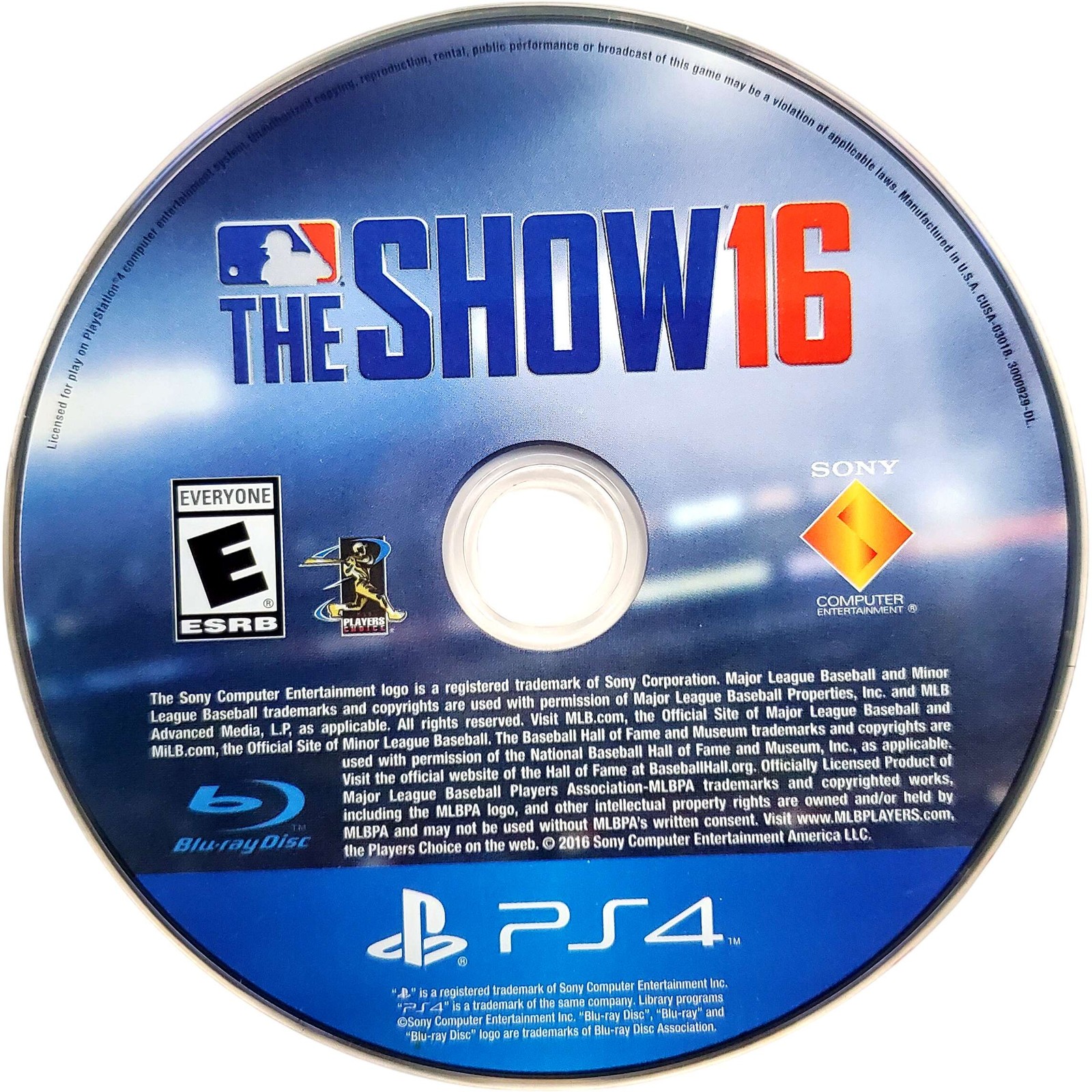 MLB 16 The Show – Sony Playstation 4 PS4 Pristine Tested 1Y Guarantee