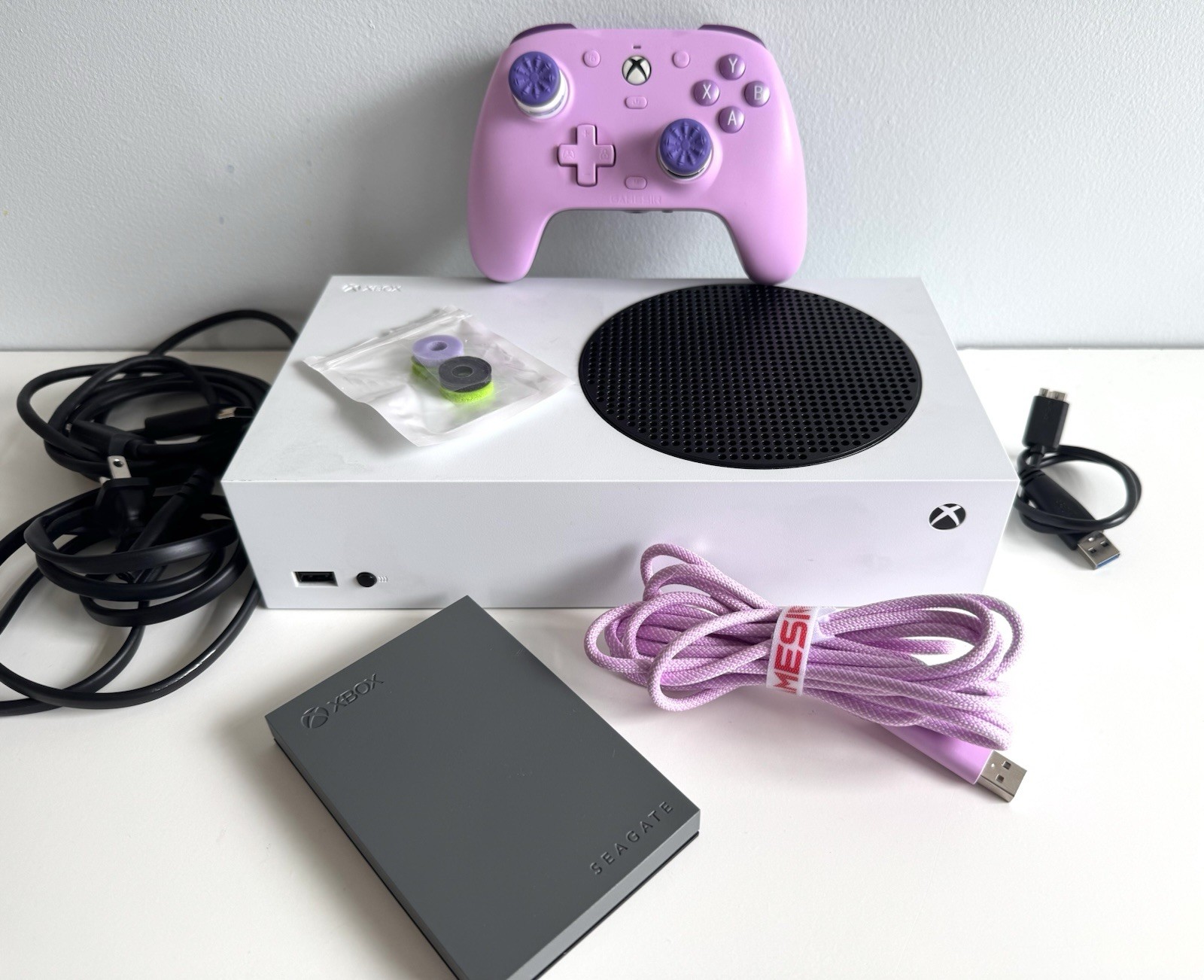 Microsoft Xbox Series S 512GB Game Console w/ Controller /2TB Seagate Game Drive