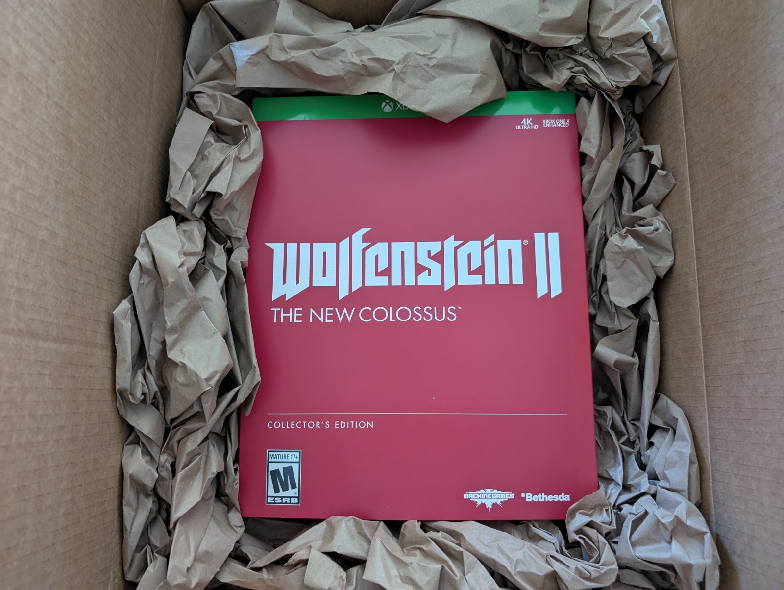 Wolfenstein 2 The New Colossus Collector’s Edition Complete Near Mint, Xbox One