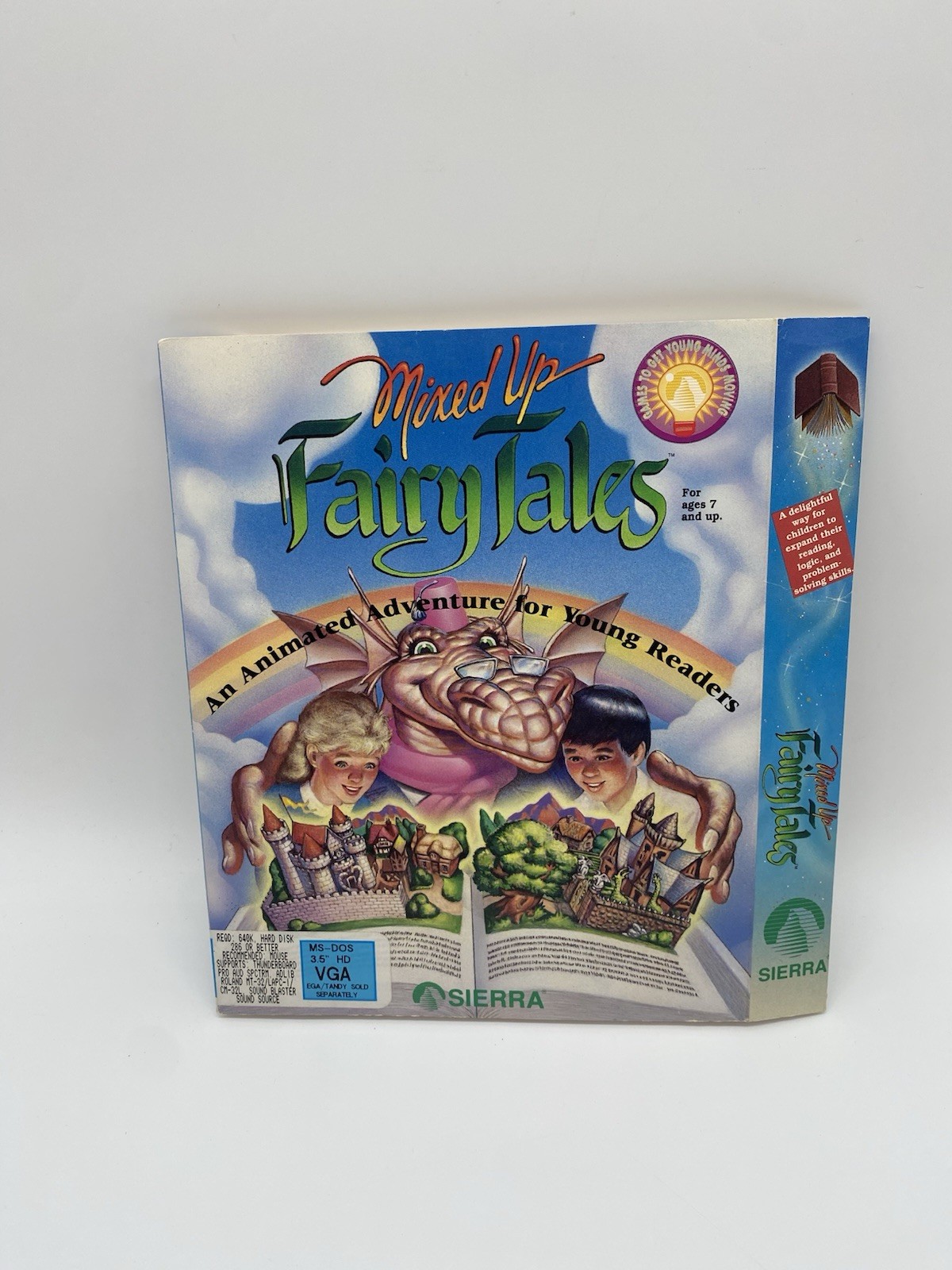 Mixed Up Fairy Tales Sierra PC Game Big Box Only Animated Adventure