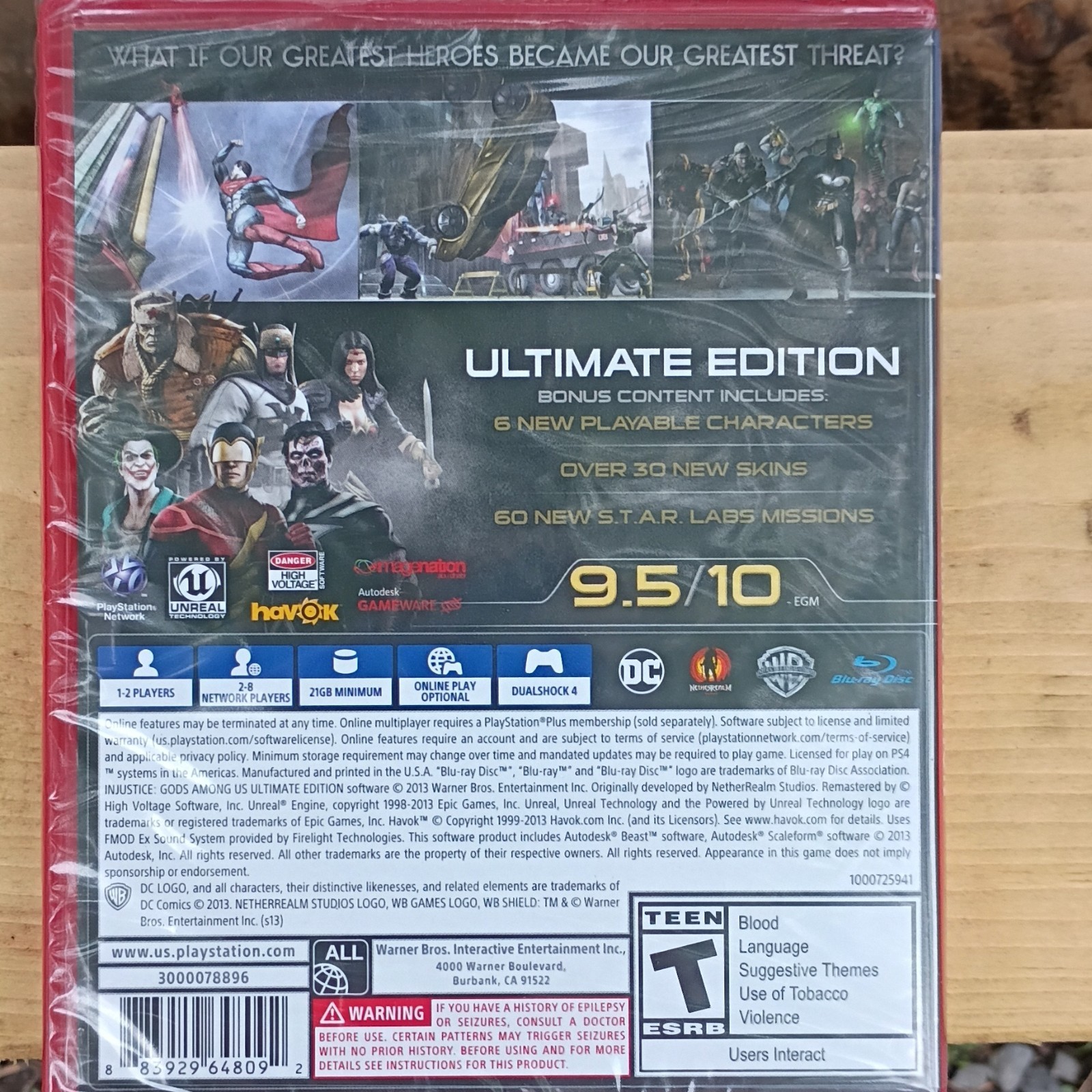 Warner Bros. Injustice: Gods Among Us Ultimate Edition PS4 Multiplayer T