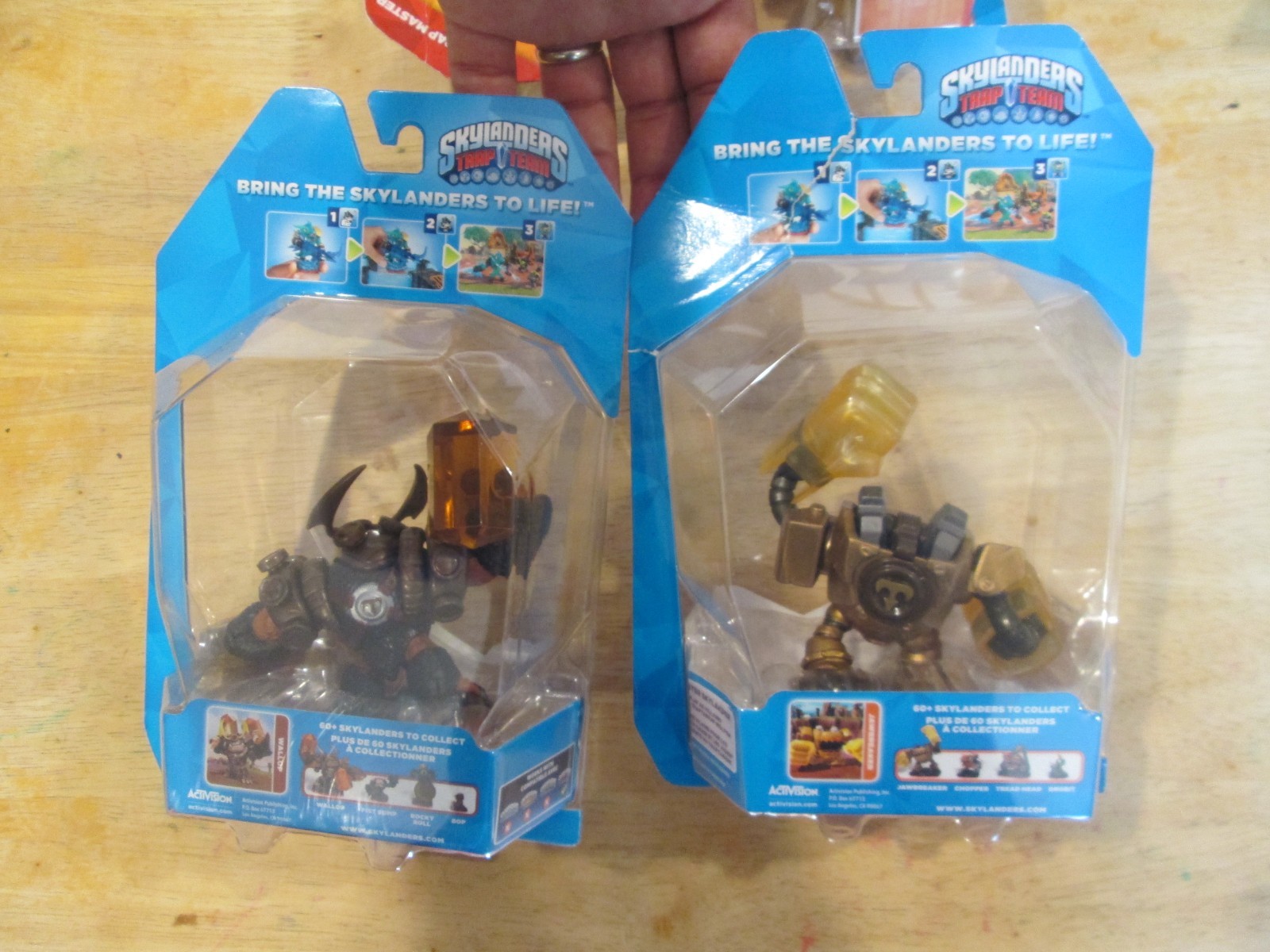 Skylanders Trap Team MASTER WALLOP EARTH & JAWBREAKER TECH LOT ULTIMATE TRAPPERS