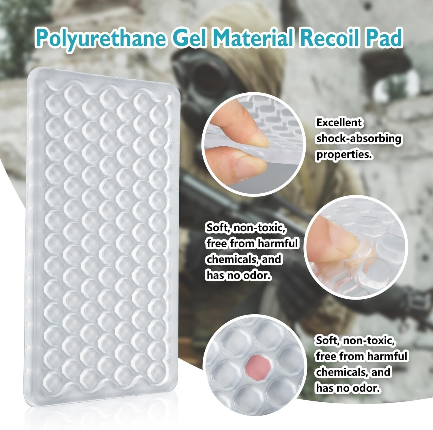 Universal G3 Recoil Pad for Vests & Shirts – Comfort-Enhancing Shooting Gear
